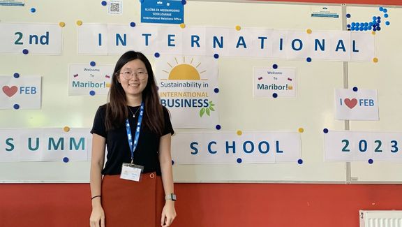 Kim Suv, an ICM student was the first CUAS student to take part in an Erasmus+ Blended Intensive Program (BIP) 