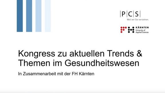 Kongess zu aktuellen Trends und Themen im Gesundheitsbereich