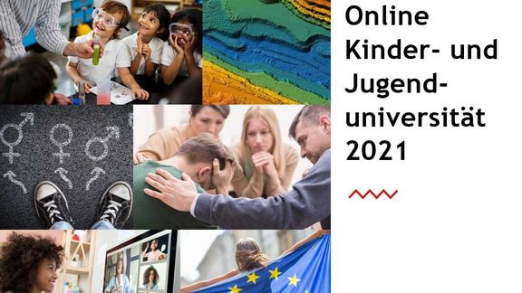 Einladungscover der Online Kinder- und Jugenduniversität