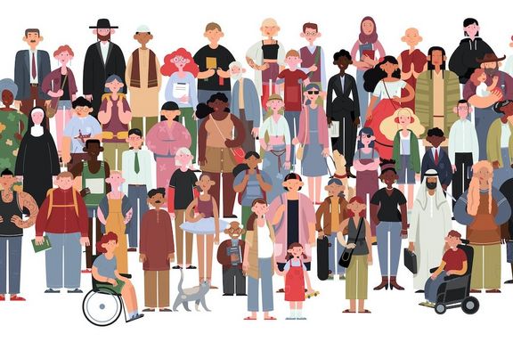 Imagebild von AAL – multikulturelle Gruppe, Vektorgrafik