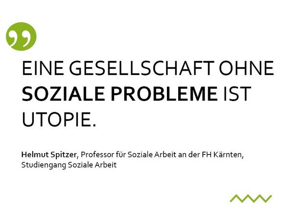 Eine Gesellschaft ohne soziale Probleme ist Utopie