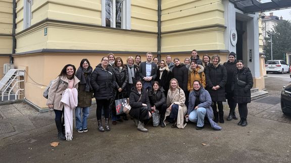 Gruppenfoto: Exkursion im Rahmen der LV Intercultural Competence; LV Leitung: Sabine Spanz