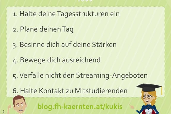 Selbstorganisation online studieren