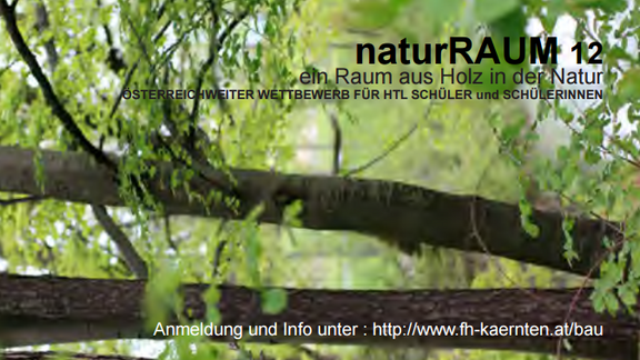 Cover der Ausschreibung naturRAUM12