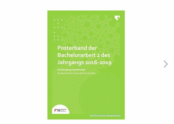 Posterband Ergotherapie 2016–2019