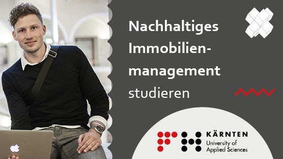 Cover vom Flyer "Nachhaltiges Immobilienmanagement studieren"