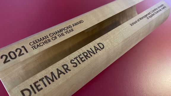 CEEMAN Champions Award for Dietmar Sternad