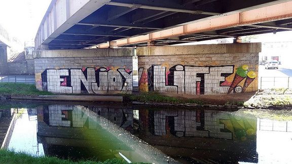 Graffiti Soziale Arbeit Jugendliche - Lendkanal