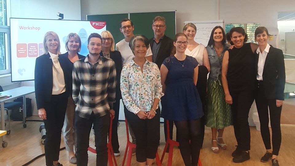 Gruppenfoto: Meet & Greet an der FH Kärnten 