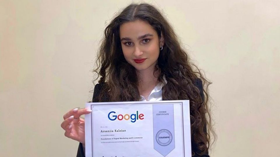 Arsenia Kaloian, Google certified student FH Kärnten 