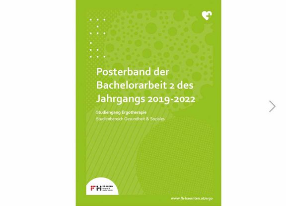 Posterband Ergotherapie 2019–2022