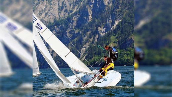 Martin Schellrat beim Segeln