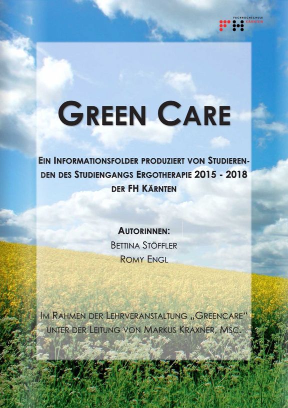Ergotherapie Studium FH - Greencare