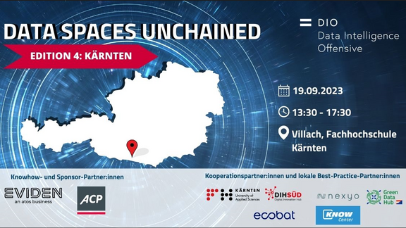Einladungscover: Data Spaces Unchained, am 19.09.2023 von 13:30 bis 17:30 Uhr