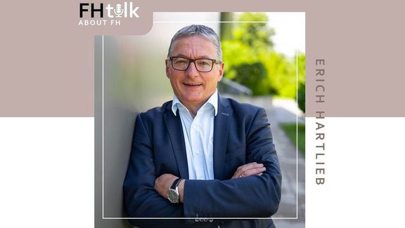 FHTalk-Sujet mit Erich Hartlieb, Leiter des Studiengangs Wirtschaftsingenieurwesen