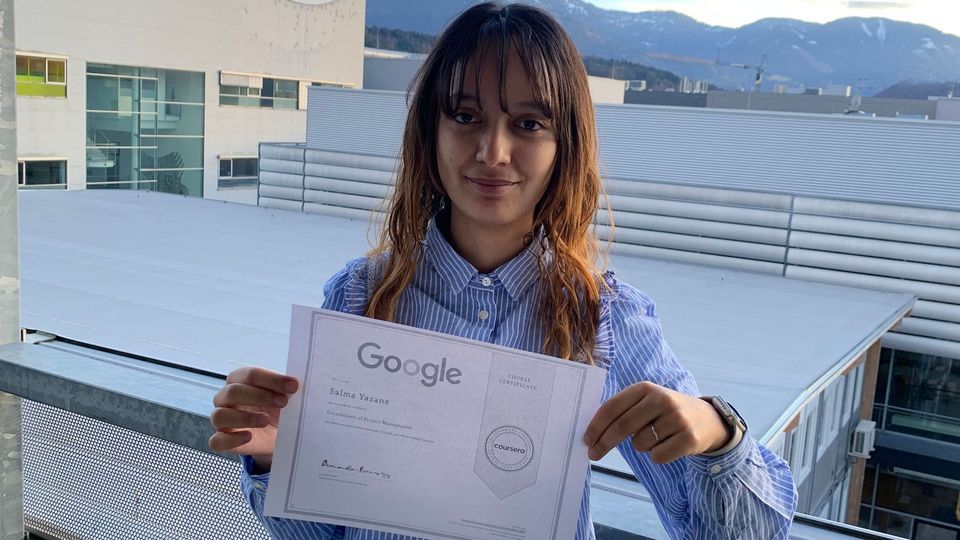 Salma Yazane Google certified student FH Kärnten 