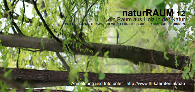 Cover der Ausschreibung naturRAUM12