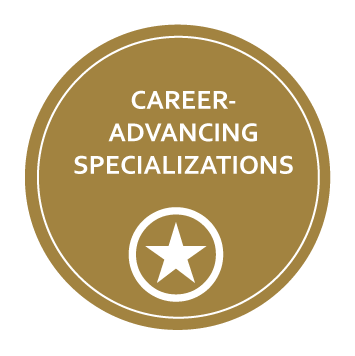 Badge Career-advancing specialisations