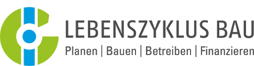 Nachhaltiges Immobilienmanagement - Lebenszyklus Bau Logo